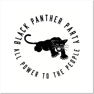 The Black Panther Party, All Power To The People, Black History, Black Lives Matter Posters and Art